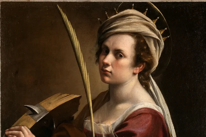 Sanatın Derinliklerinde Saklı Portreler: Artemisia Gentileschi - İskenderiyeli Azize Catherine