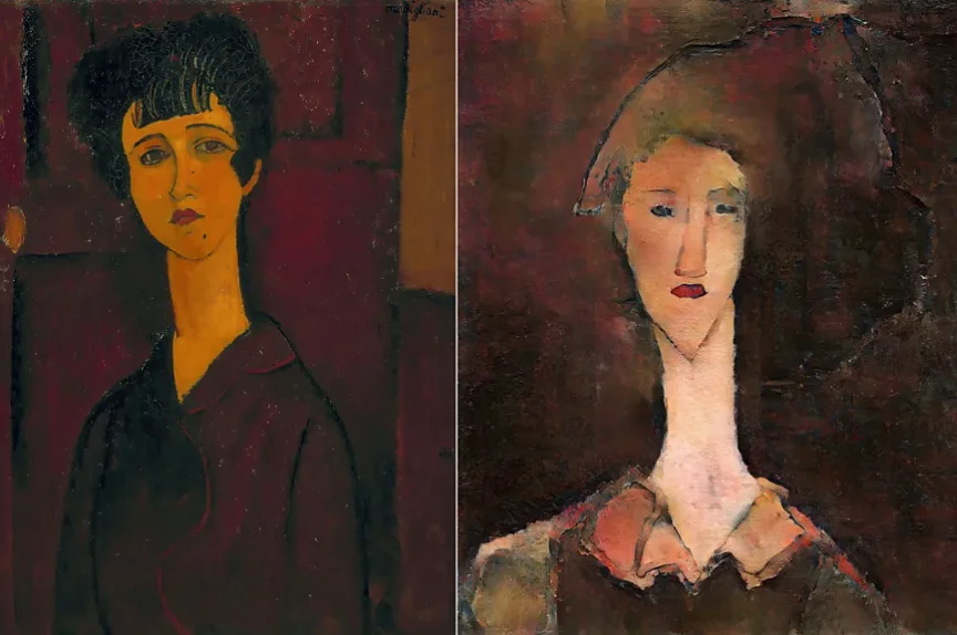 Modigliani Bir Kızın Portresi