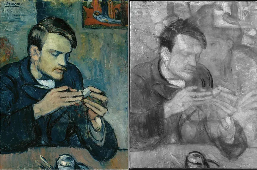 Sanatın Derinliklerinde Saklı Portreler: Picasso - Mavi Dönemi ve Saklı Kadın