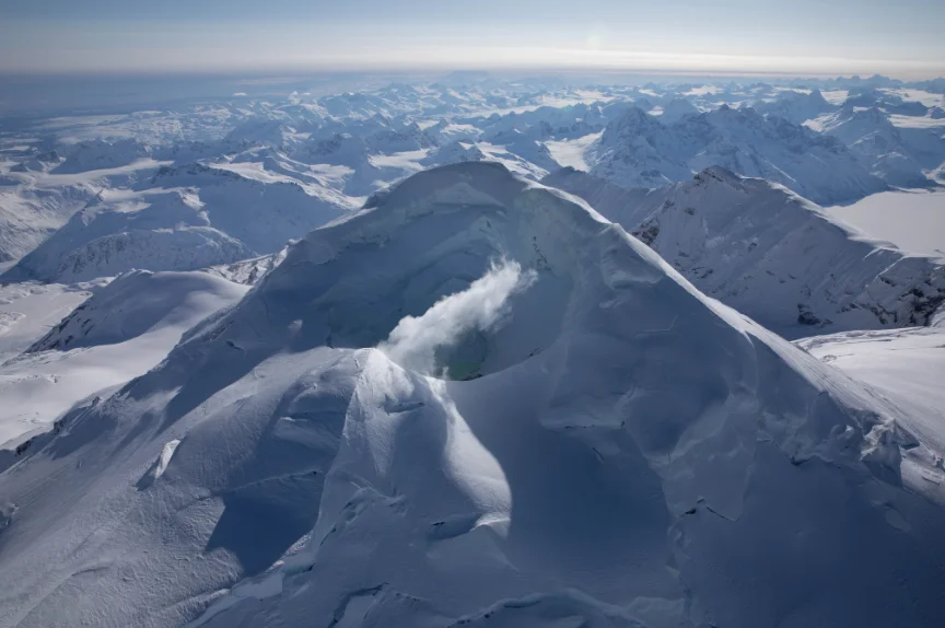 Mount Spurr Patlamak Üzere